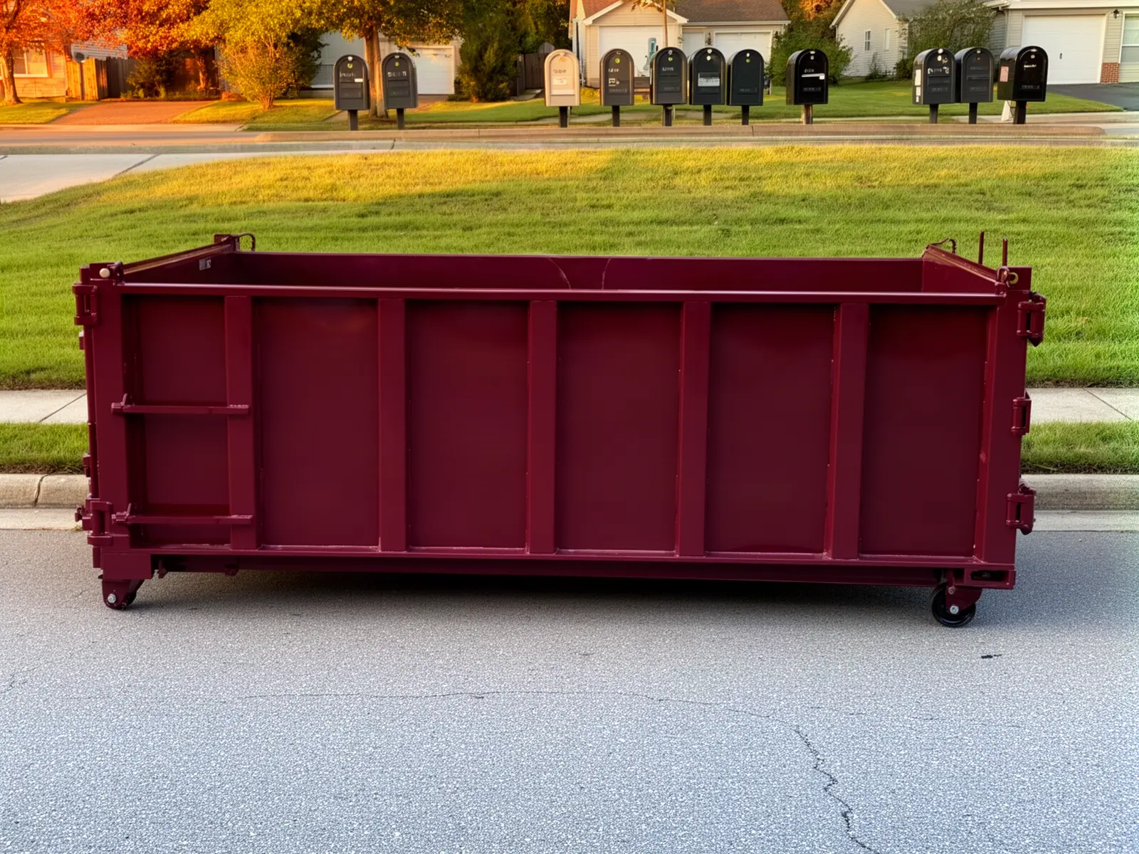 Roll-off dumpster from Rasmussen & Jimenez Hauling in Bedford, TX
